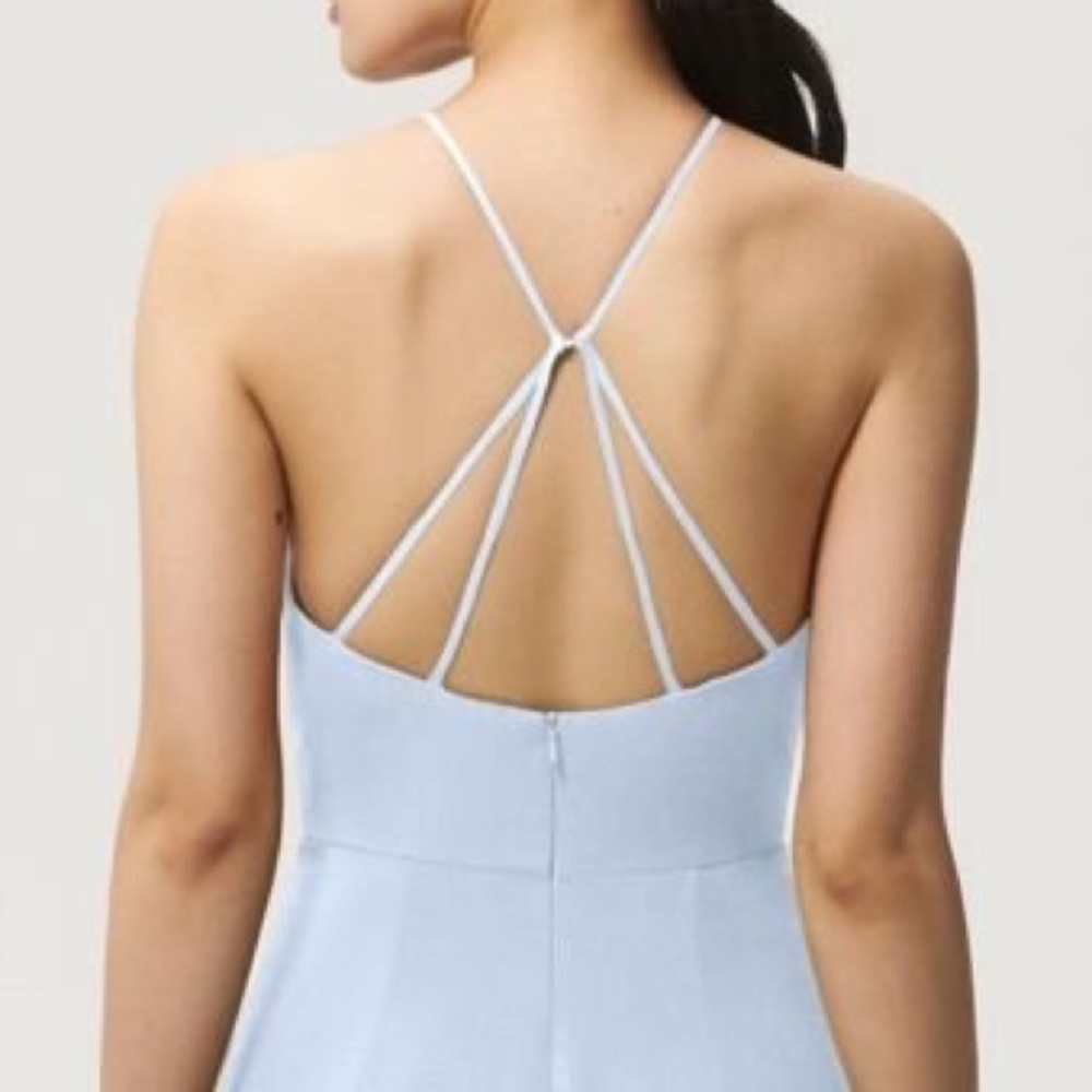 Jenny Yoo Kayla Dress in Whisper Blue, Size 6 - Picture 4 of 15